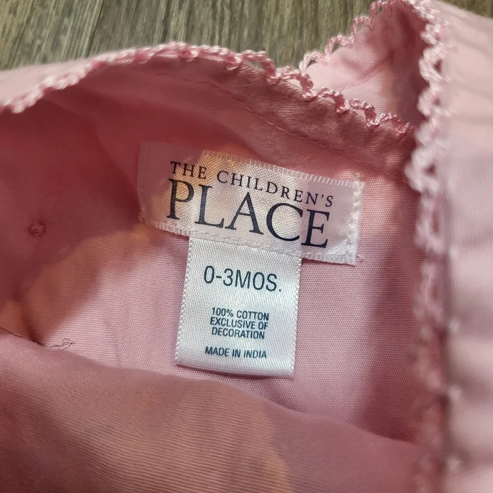 Vintage Y2K Children's Place Baby Pink Dress Size 0-3 Months